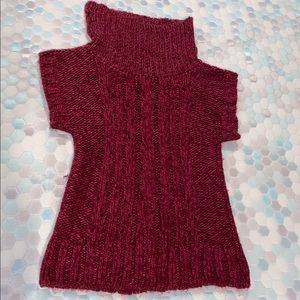 Mudd- Red short sleeve turtleneck sweater